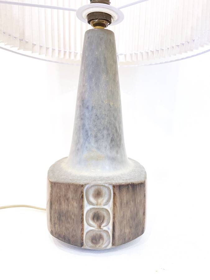 Scandinavian ceramic lamp – Knudsen & Bornholm, 1970s