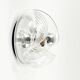 Set of 3 Space Age Glass 'Wave' Wall Lights by Koch & Lowy for P& P, 1970s
