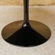 Table basse tulipe vintage en marbre noir