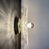 Vintage lampshade in chiseled glass