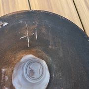 Large Footed Bowl Vallauris vintage – Gérard Hoffman Signed HOF