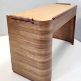 Art Deco Walnut, Birch and Beech Writing Desk, Brianza, Italy