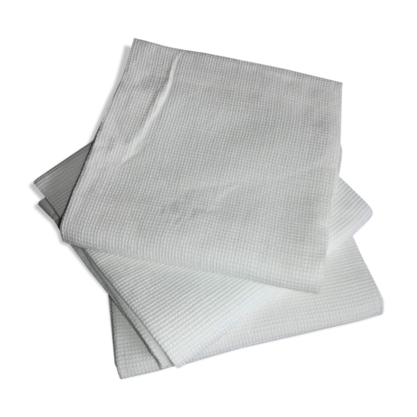 3 honeycomb toilet towels