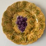 6 old plates in Sarreguemines slip