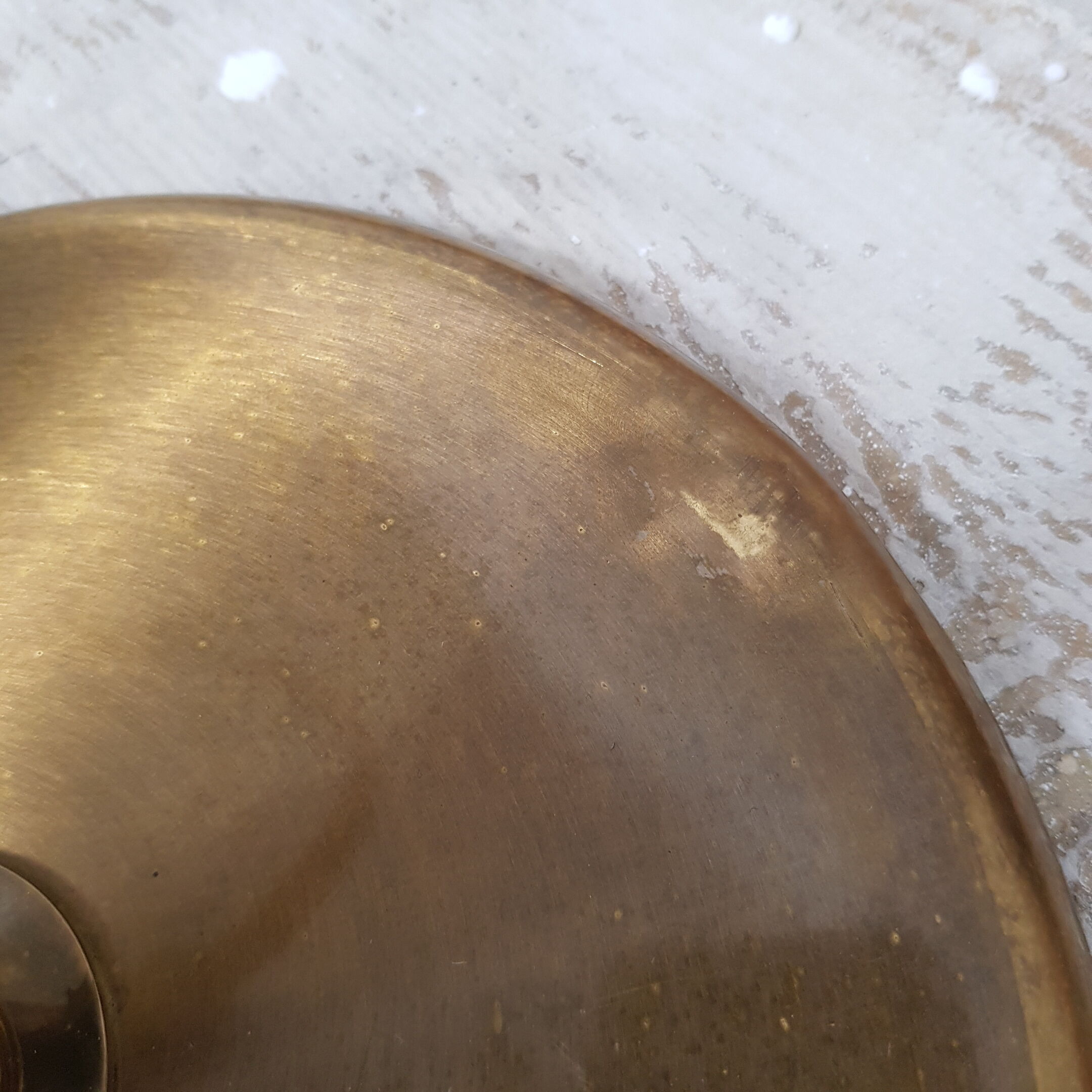 Vintage brass reading light