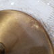 Vintage brass reading light