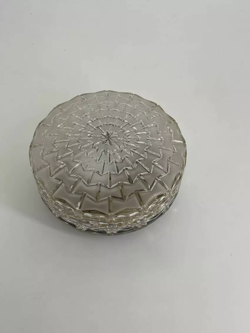 Glass ceiling light, 1960s