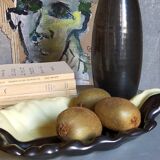 Cut empty-pockets ceramic two-tone atelier cerenne in vallauris 50s