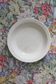 Deep white earthenware salad bowl from Gien
