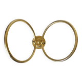 Towel rack golden rings