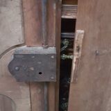 Old wooden door
