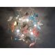 Murano glass sputnik chandelier