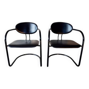 Paire de fauteuils bauhaus