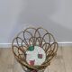 Wicker rattan plant stand