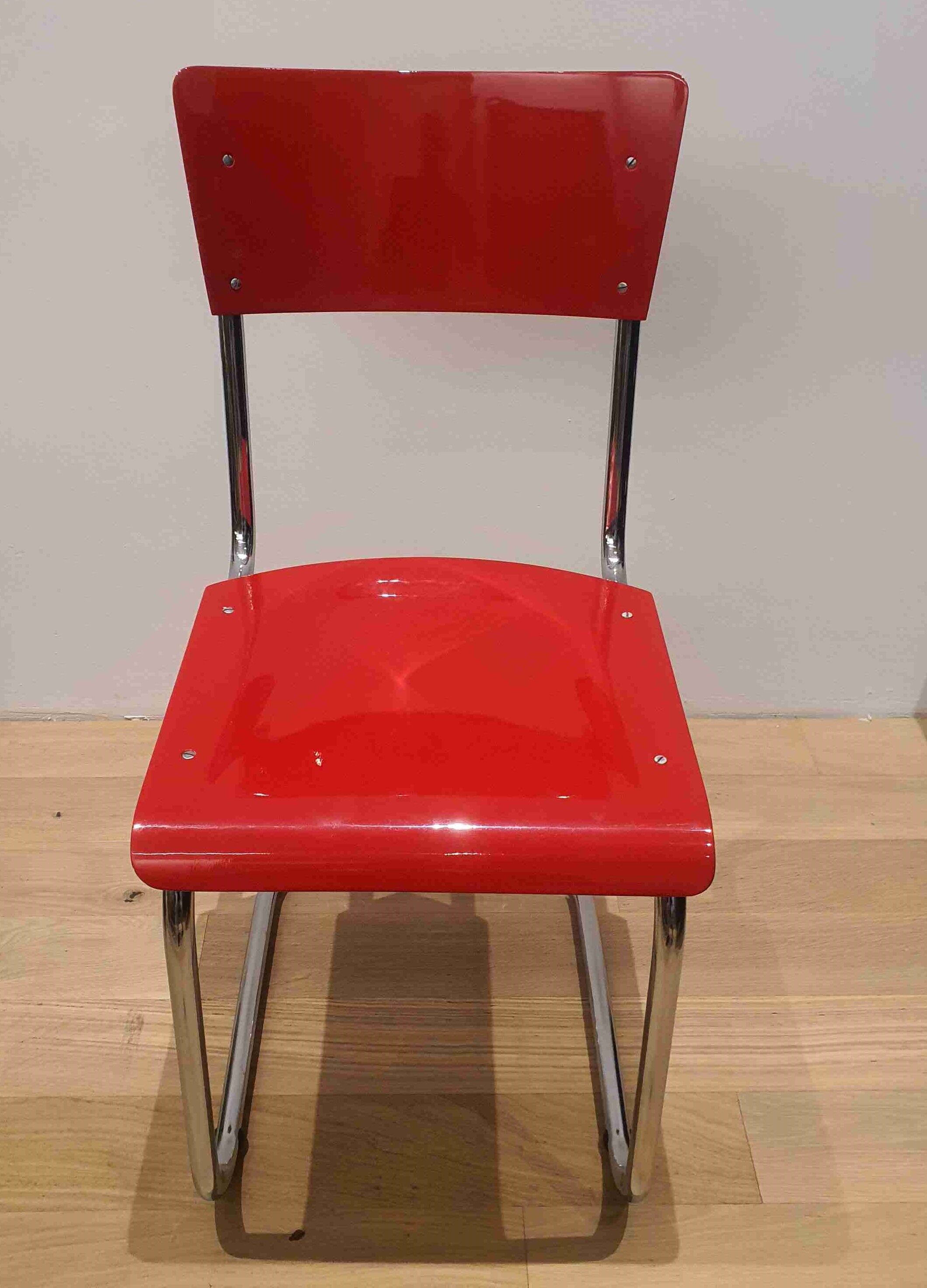 Tubular chairs, robert slezak, set
