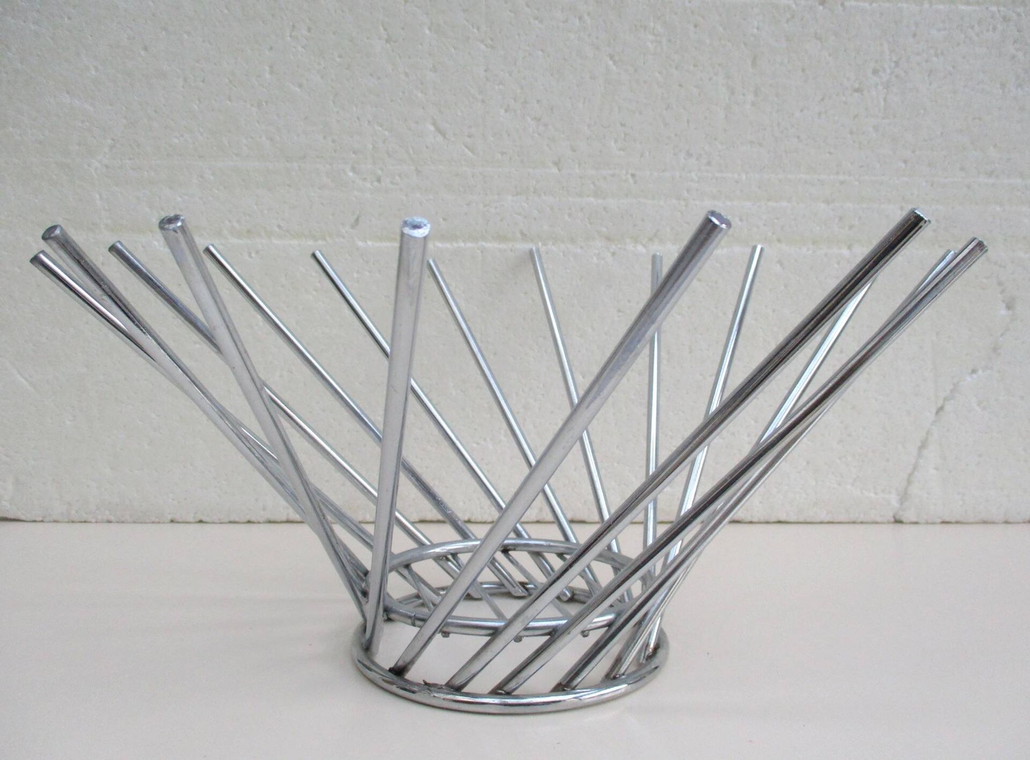 Fruit bowl, metal basket