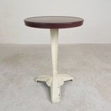 Art Deco bistro table with bakelite top, Louis Vuitton, REX, 1930s