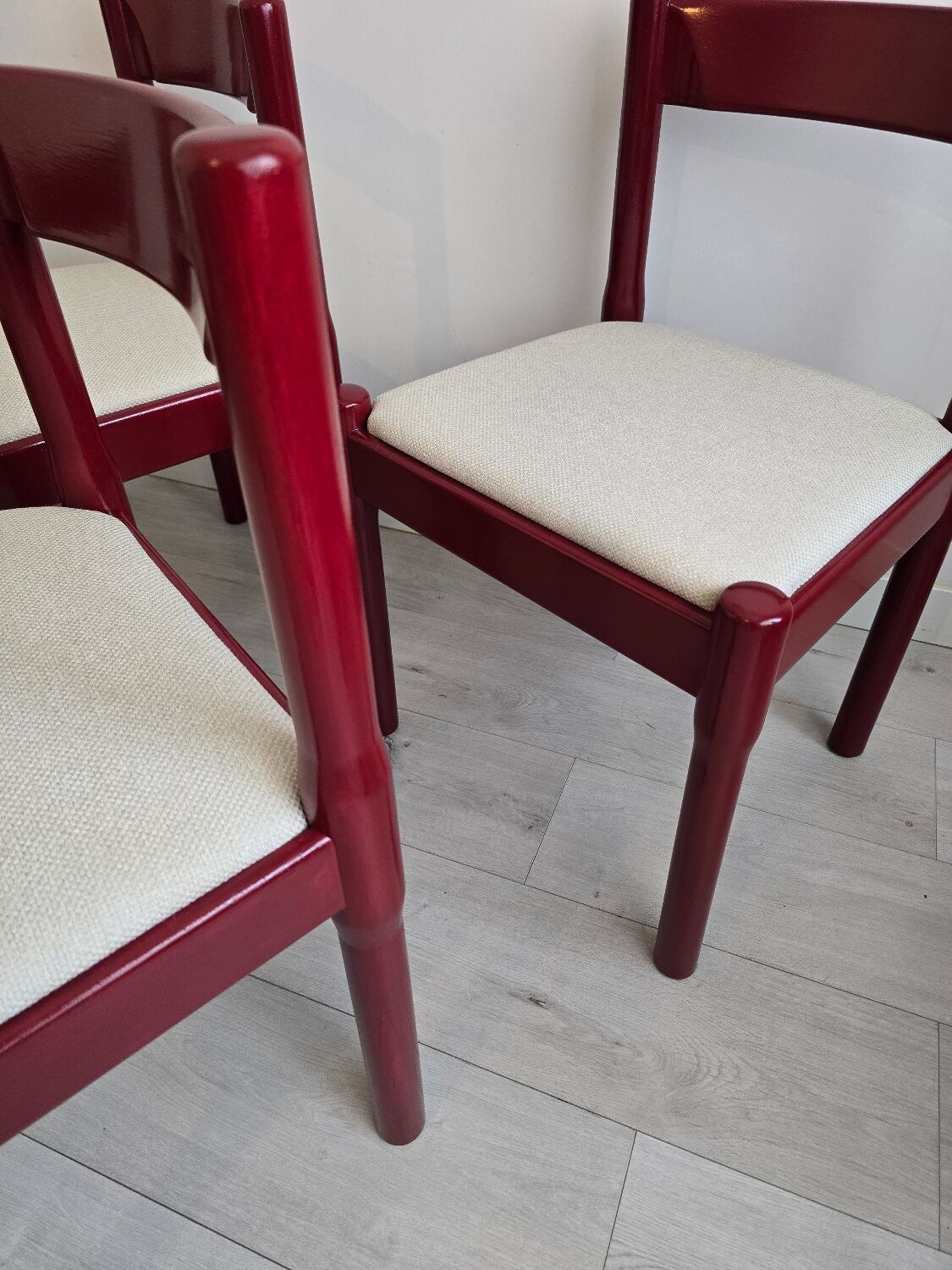 5× cassina carimate chairs door vico magistretti