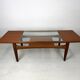 Table basse en teck des années 1960 par G-Plan, conçue par V. Wilkins.