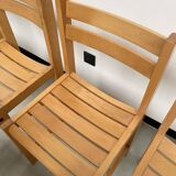 Sornay 80s beech chairs