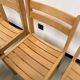 Beech chairs from the 1980s, Sornay.