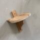 Small wooden wall shelf