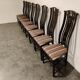 Chaises de salle à manger Umberto Asnago pour Giorgetti, années 1980