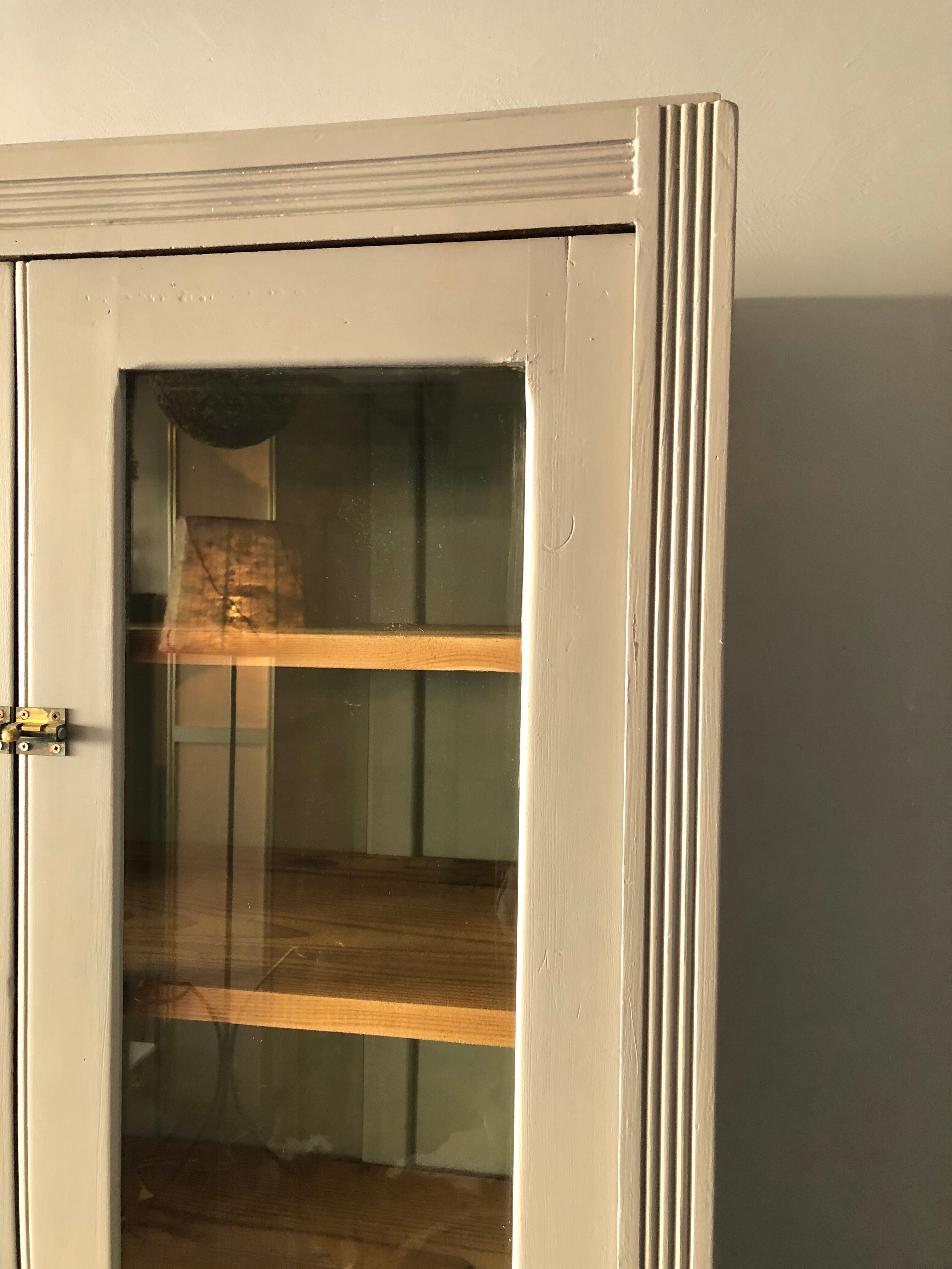 Glass-glazed Parisian wardrobe