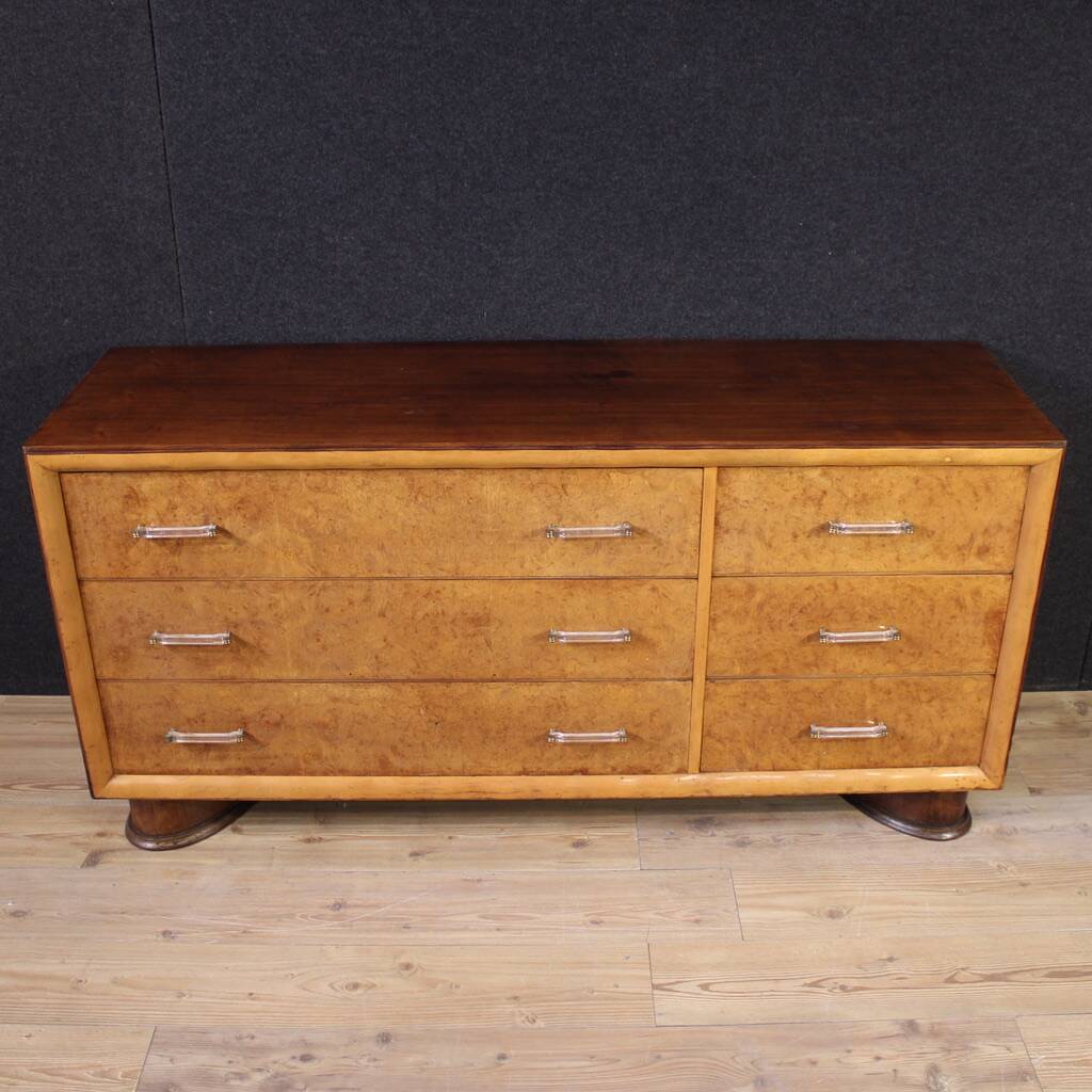Italian design chest of drawers from the 70s