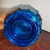 Blue glass bottle