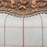 Pair of re-tapised Louis XV convertible chairs