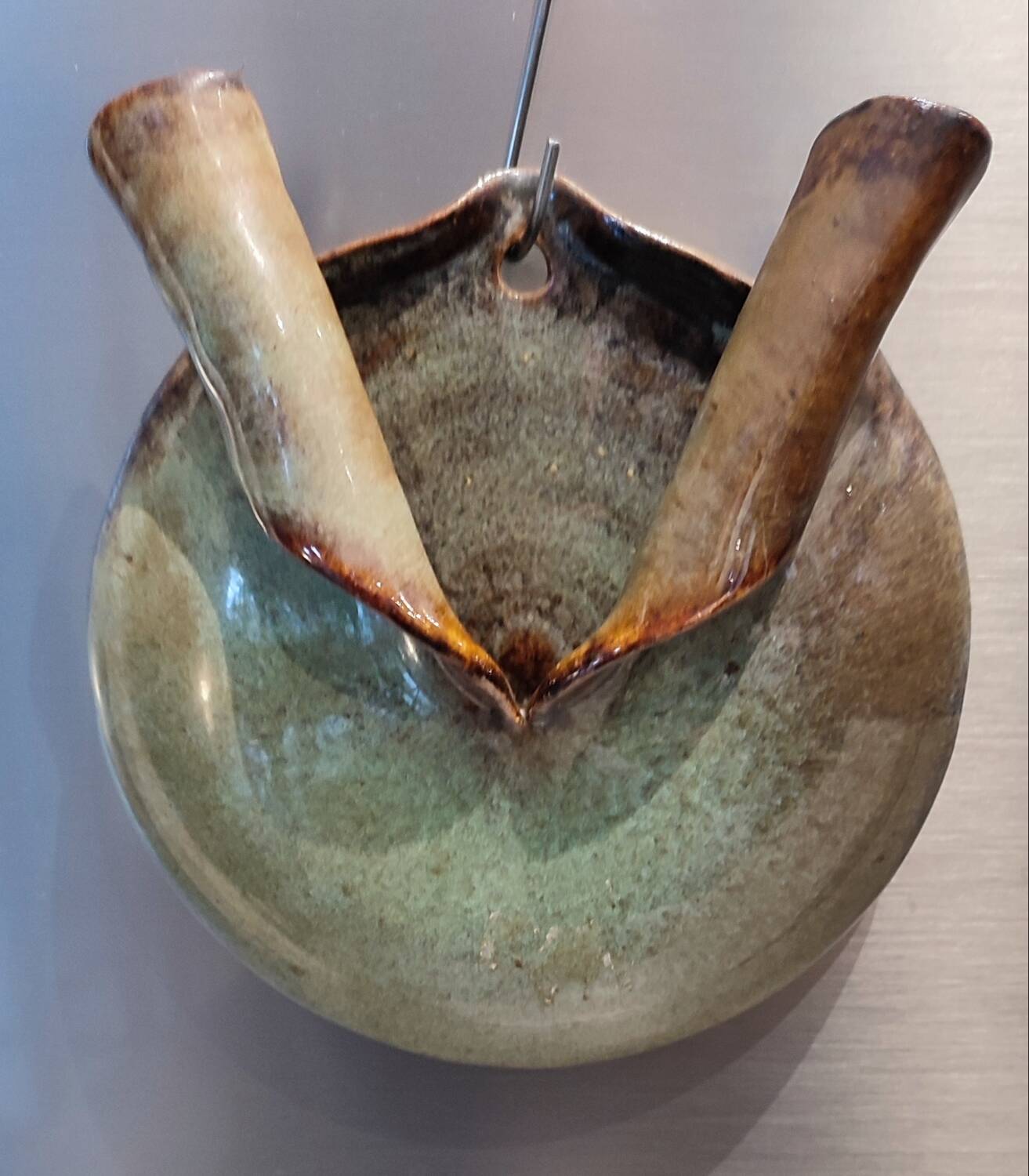 Ceramic wall vase by Marc Benjamin