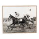 Equestrian photo, racecourse, 1940s