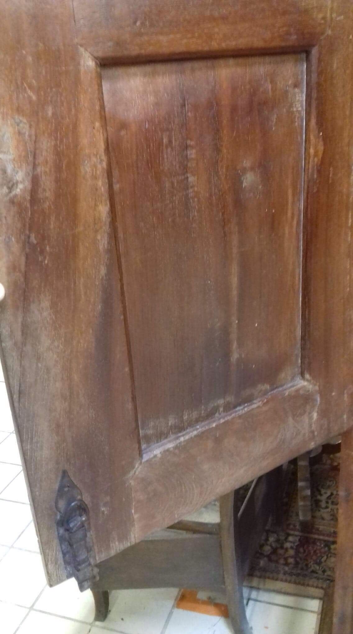 Armoire coloniale bois exotique XlX
