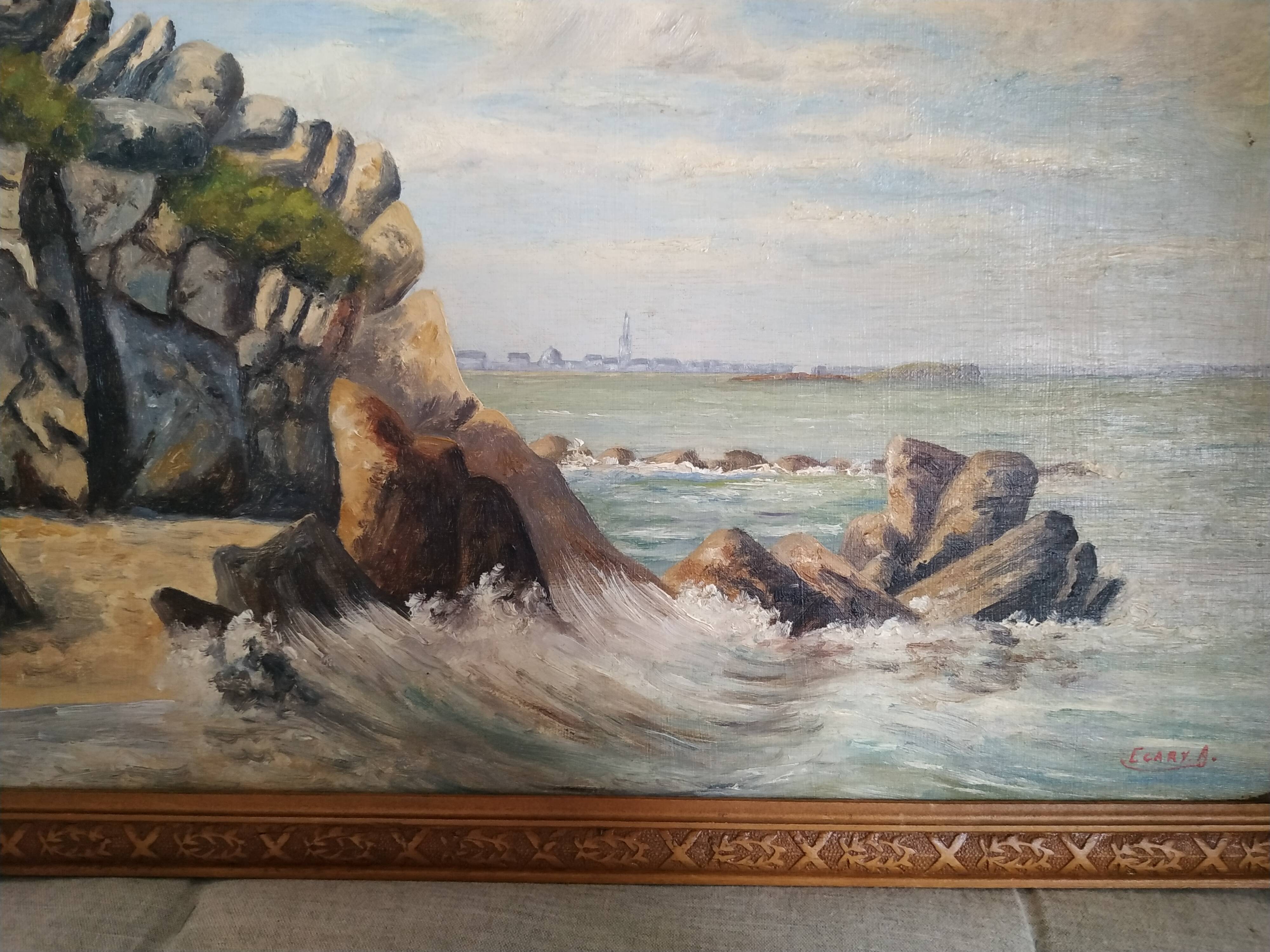 Paysage maritime par Écary hsp