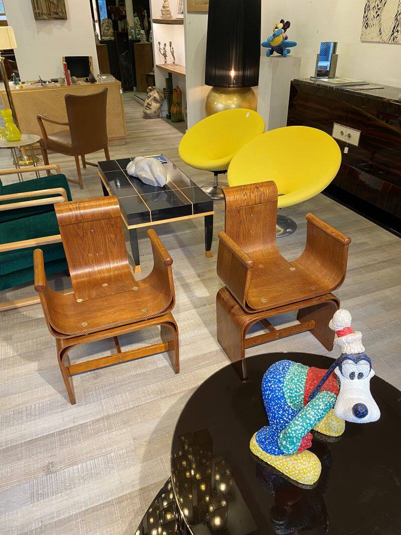 Tulip Design Bentwood Chairs