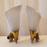 Pair of vintage wall lights