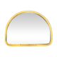 Miroir Hillebrand vintage demi-rond avec éclairage