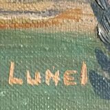 Tableau HST "Olive Trees" South of France signed Lunel