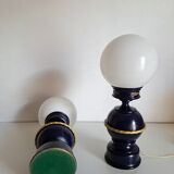 Paire de lampes de chevet anciennes