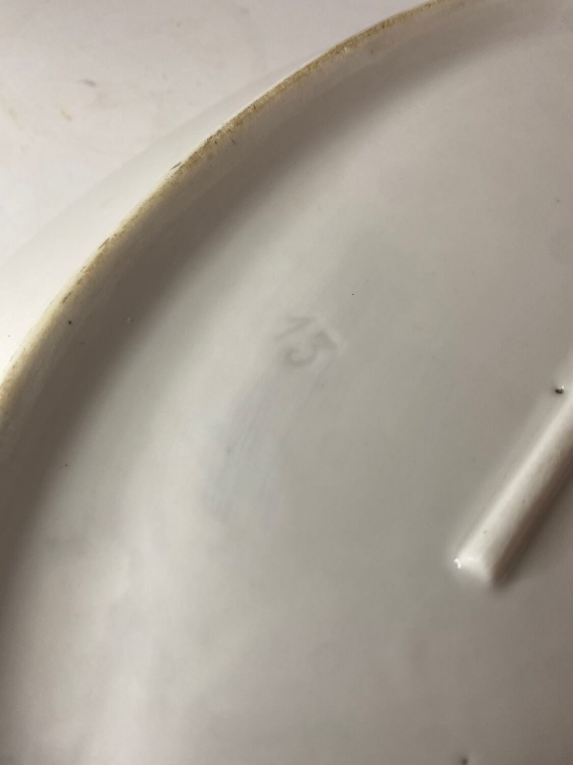 White porcelain dish