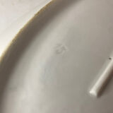 Plat blanc en porcelaine