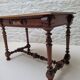 Ancienne table a ecrire bois perlé Louis XIII