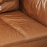 Camel leather sofa Ligne Roset