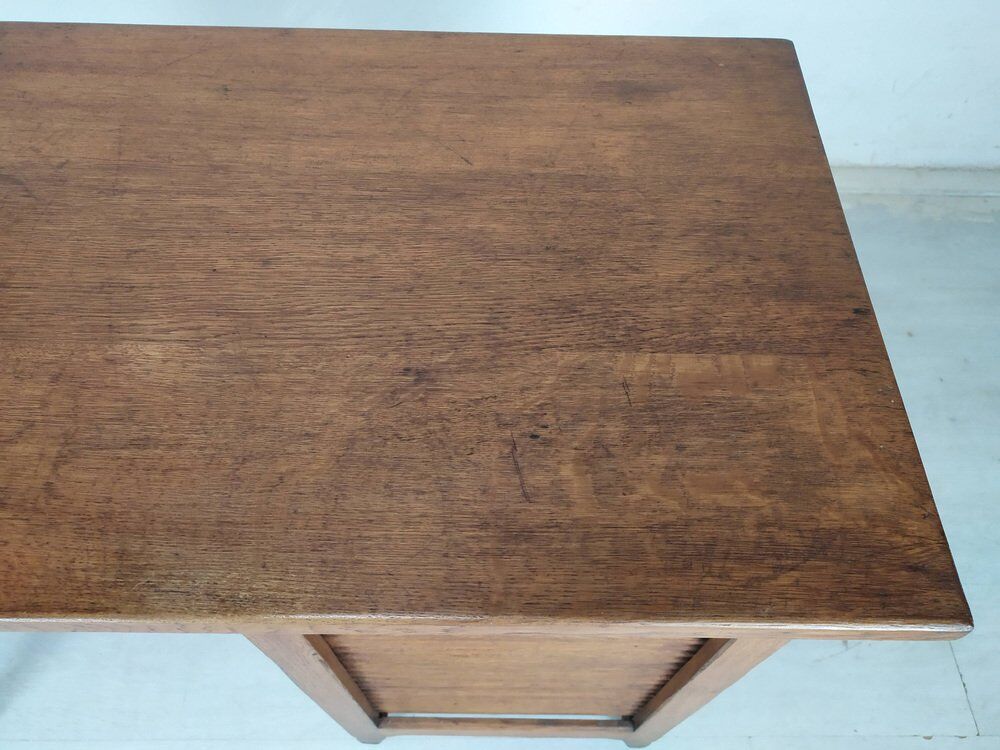 Oak industrial desk, 1930s