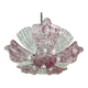 Vintage Murano glass ceiling lamp pink