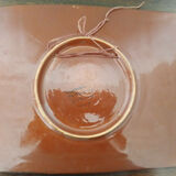 Ceramic dish Deruta signed Pimpinelli Menotto