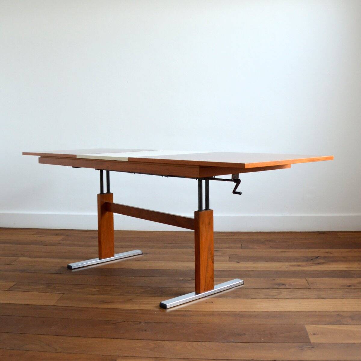 Scandinavian extendable dining table 1960s