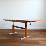 Scandinavian extendable dining table 1960s