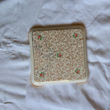 Old earthenware coaster Villeroy and Boch vintage Saar model